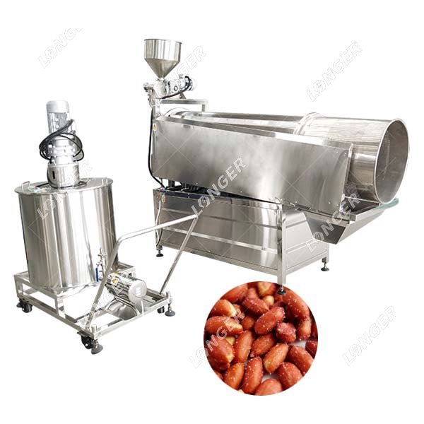 Drum Peanut Mixing Flavoring Machine for Sale