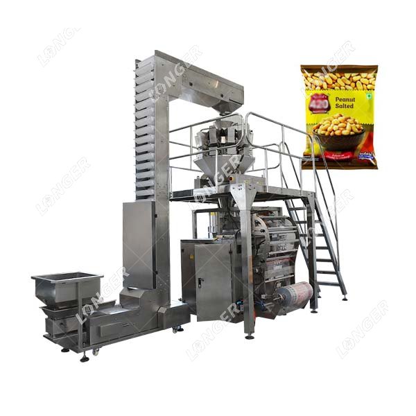 Roasted Peanuts Packaging Machine with 10 Scale
