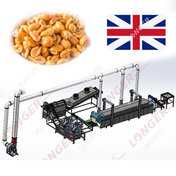 1 TPH Peanut Frying and Seasoning Line in the UK