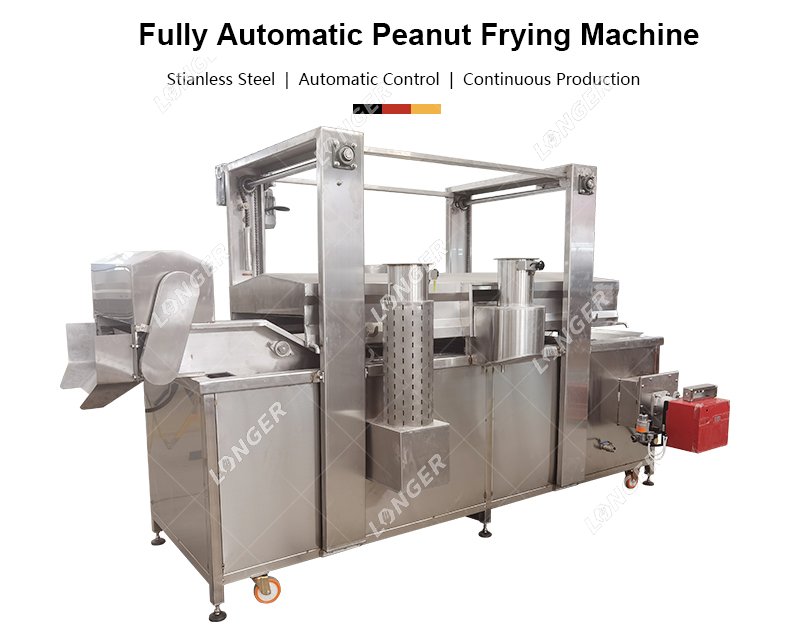 Automatic Peanut Frying Machine for Sale