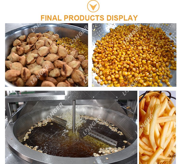 Groudnut Fryer Machine Batch Type