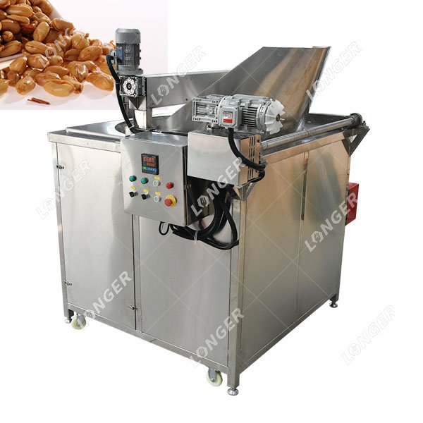 Gas Heating Groundnut Fryer Machine