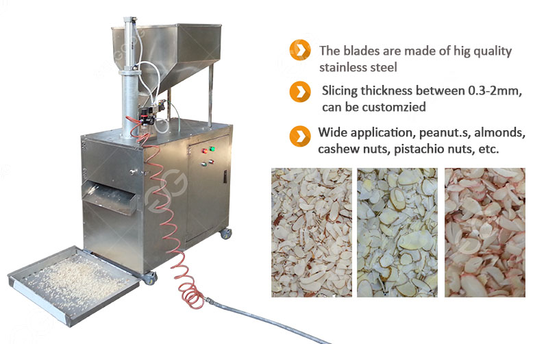 Almond Badam Slicing MachineAlmond Nuts Cutting Machine LGSP1