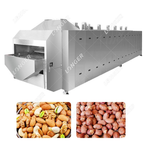 Belt Type Roasting Machine for Nuts